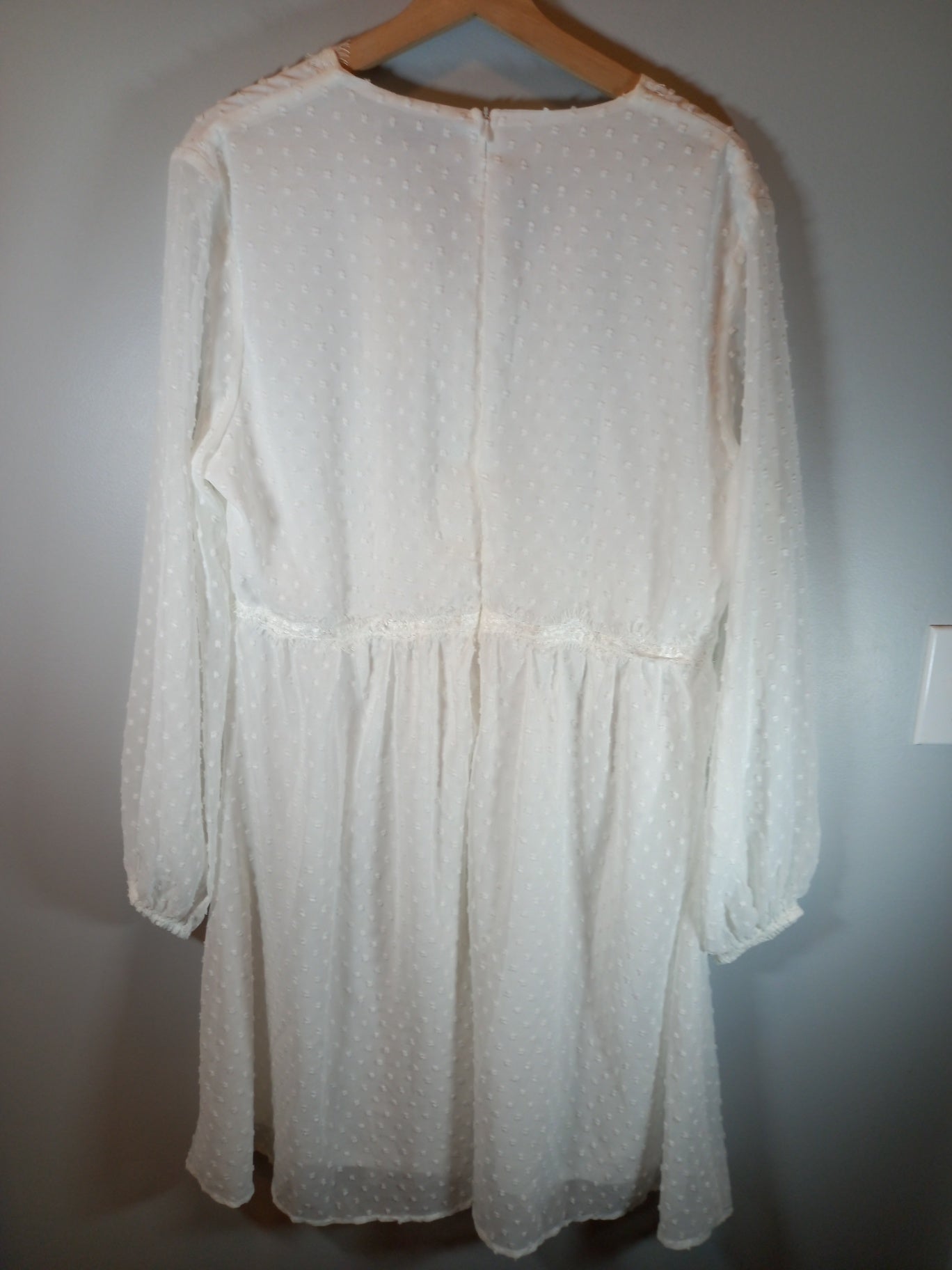 NWT Jasambac white long sleeve dress - XL