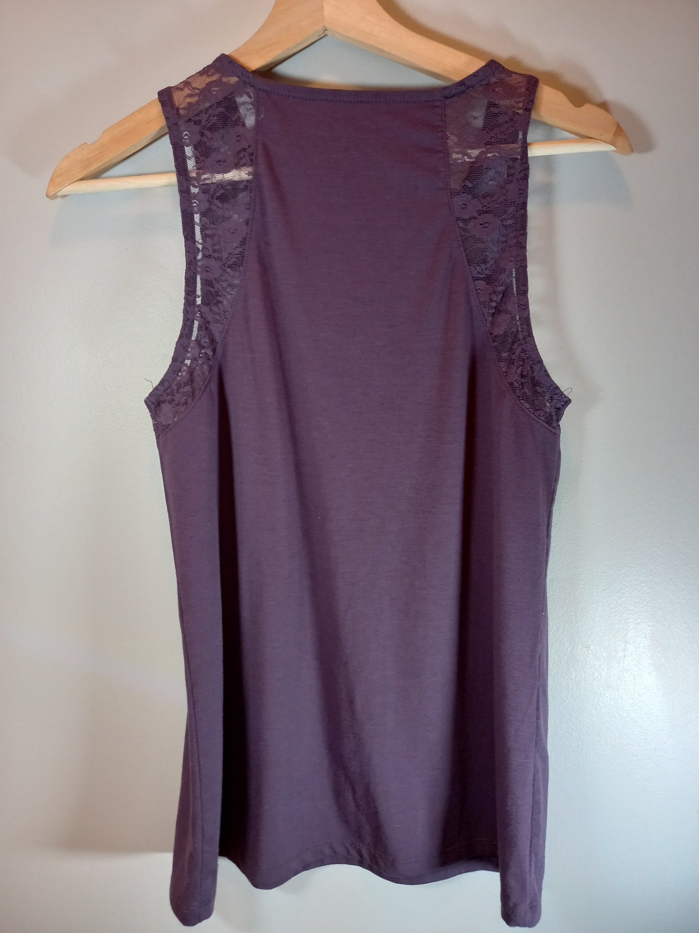 Warehouse One purple lace tank - Small