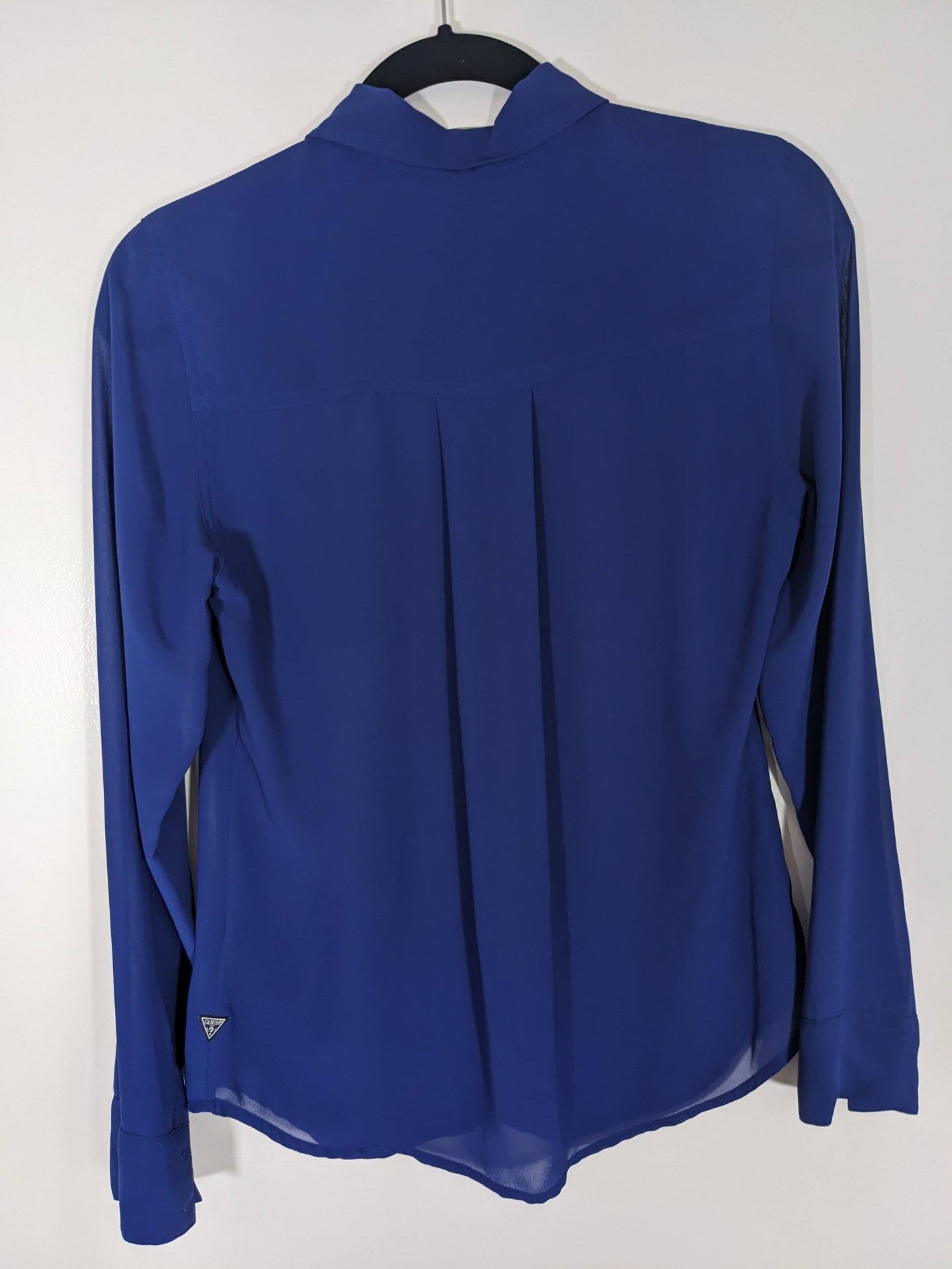 Guess sheer blue blouse - Small