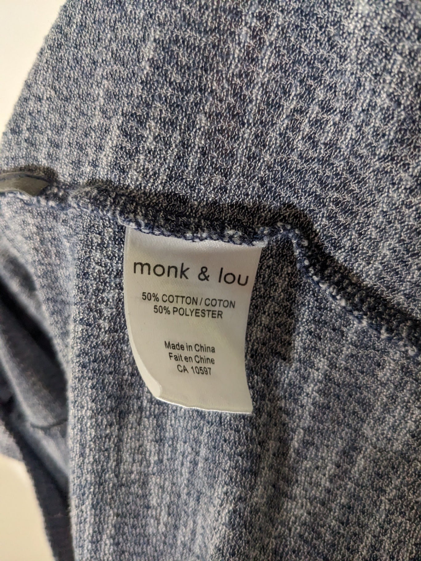 Monk & Lou knit blouse - XXS (Minor Flaw)