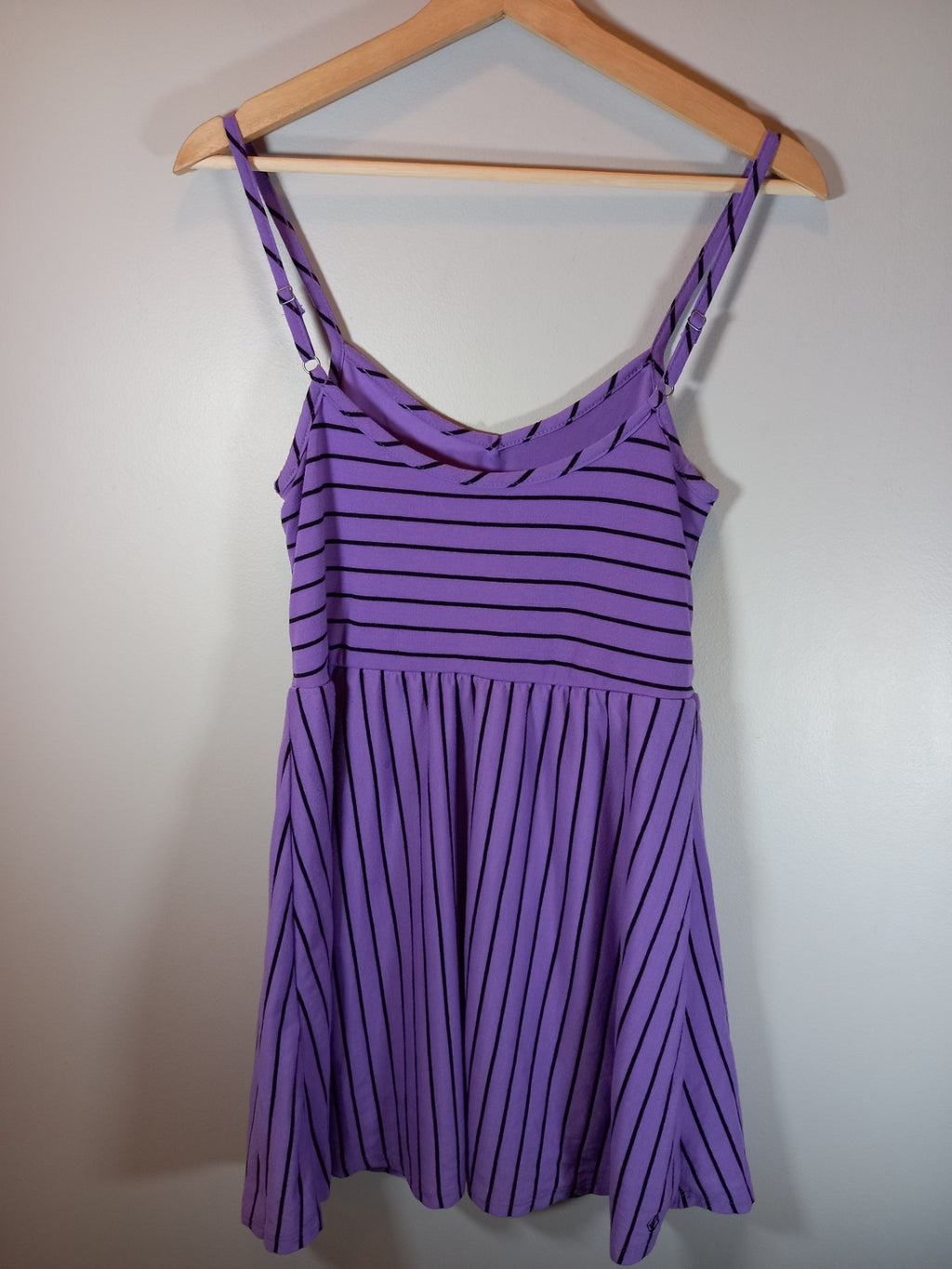 Volcom purple striped dress - Small