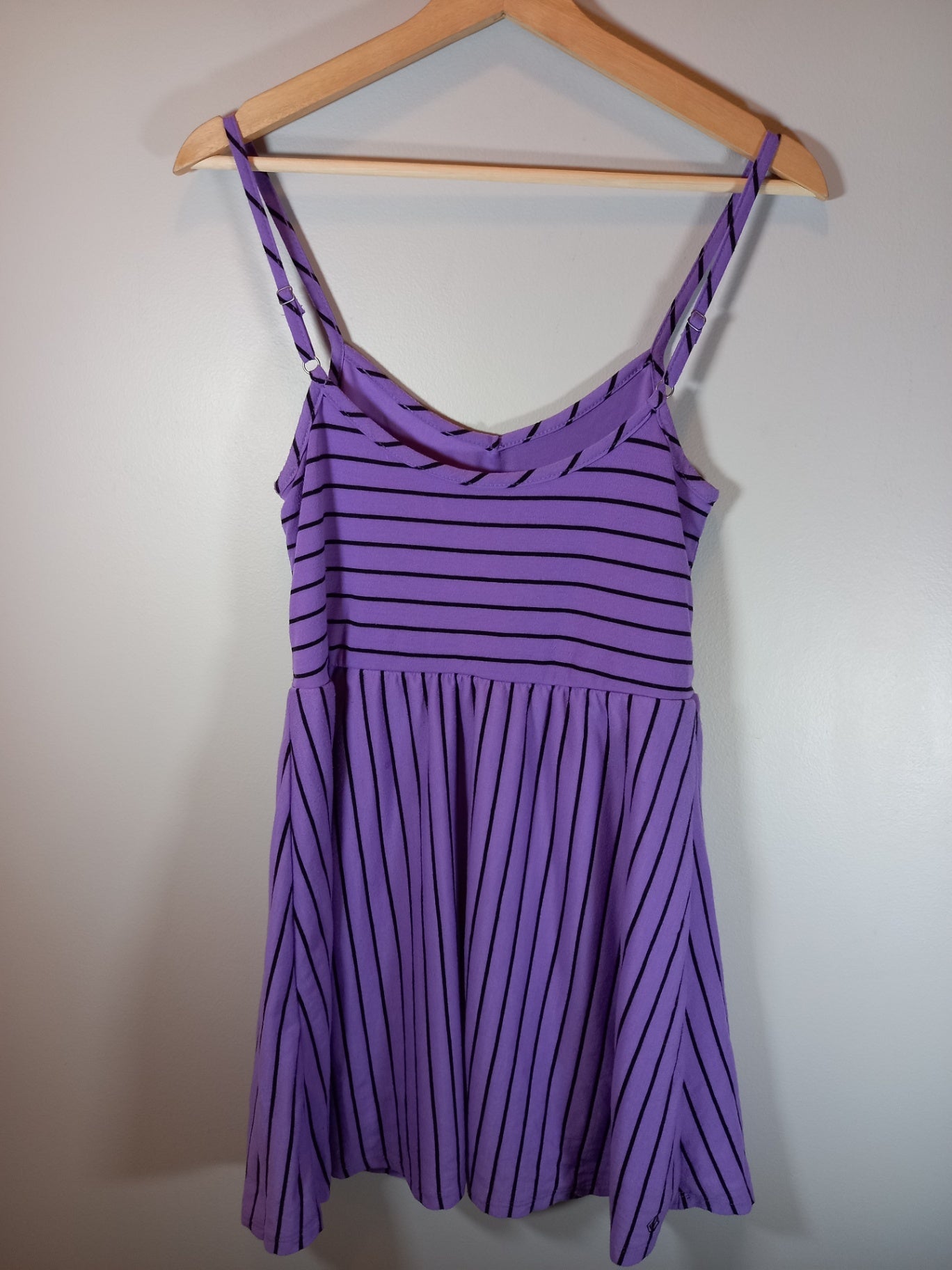 Volcom purple striped dress - Small