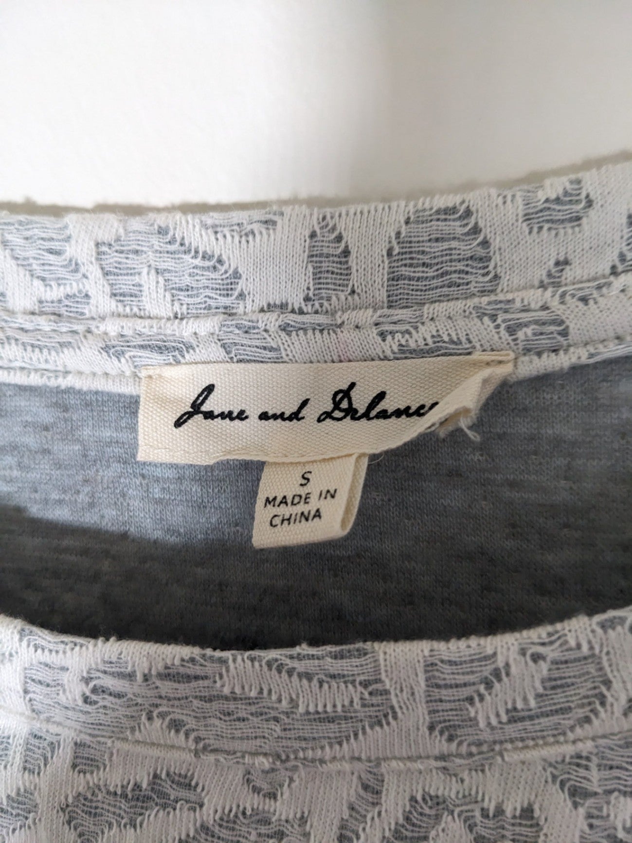 Jane and Delancey leopard print shirt - Small