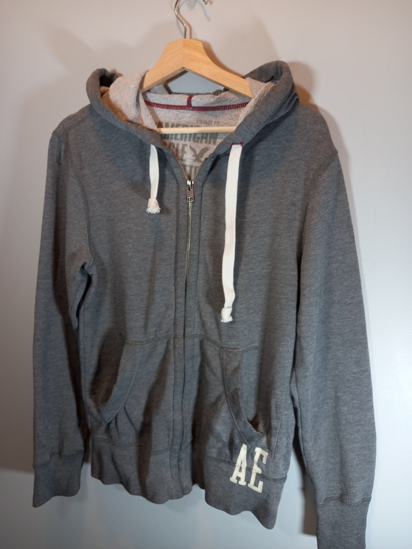 American Eagle grey zip up - Small
