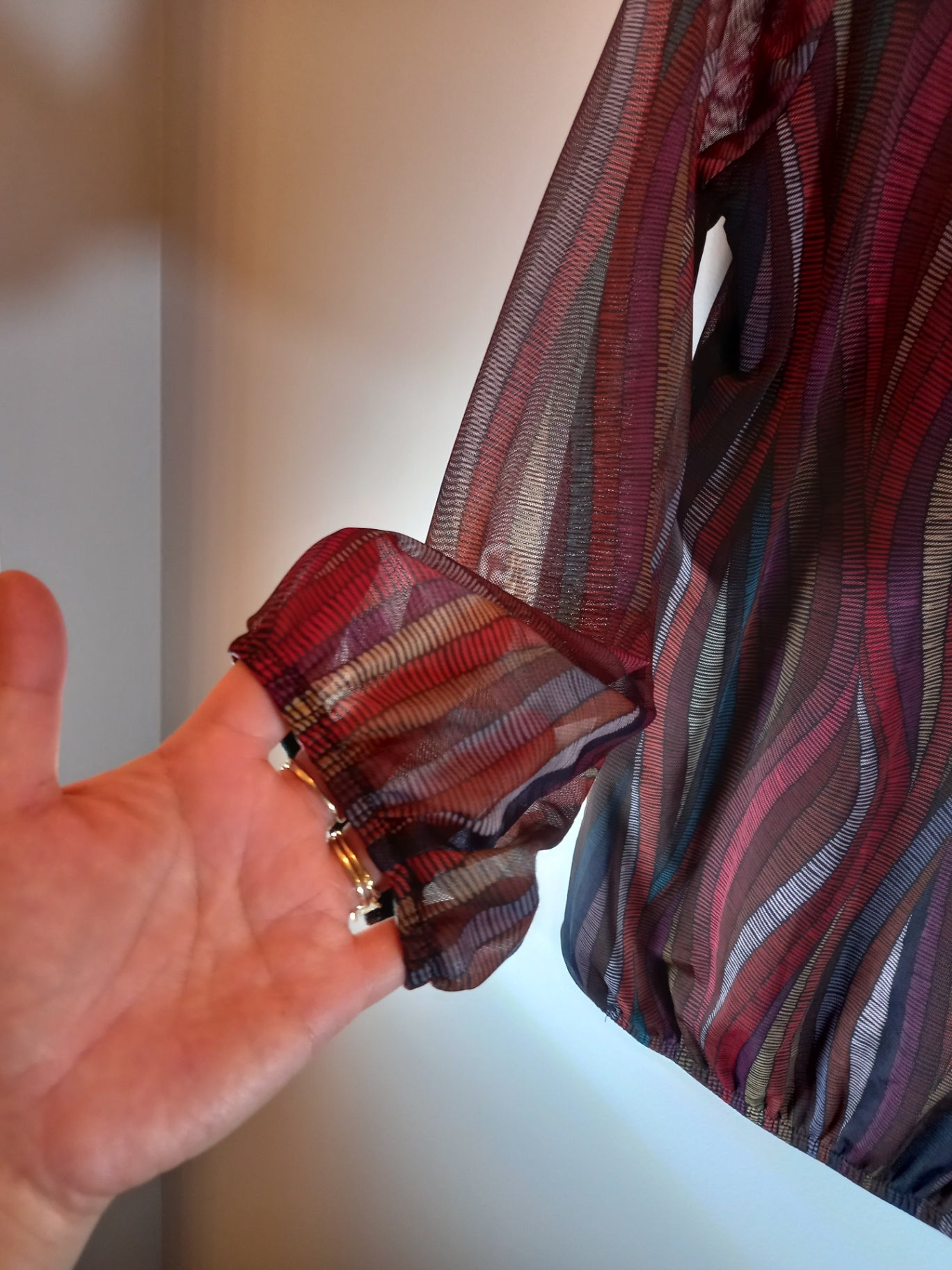 NED multi-colour blouse - Small (Minor Flaw)