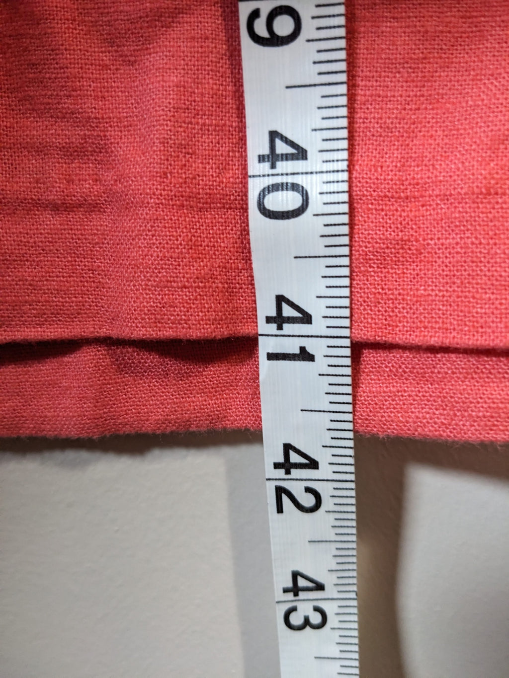 Abercrombie & Fitch coral linen pants - XS