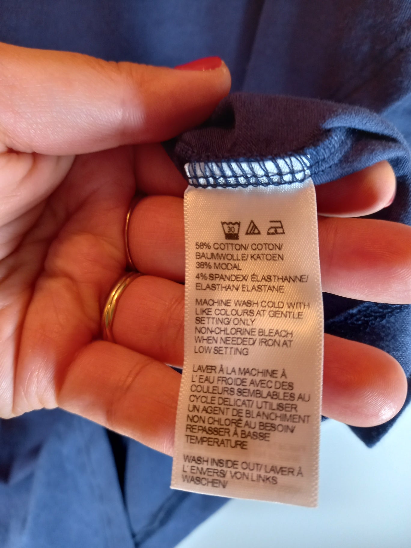 NWT Lord + Taylor navy t-shirt - XL