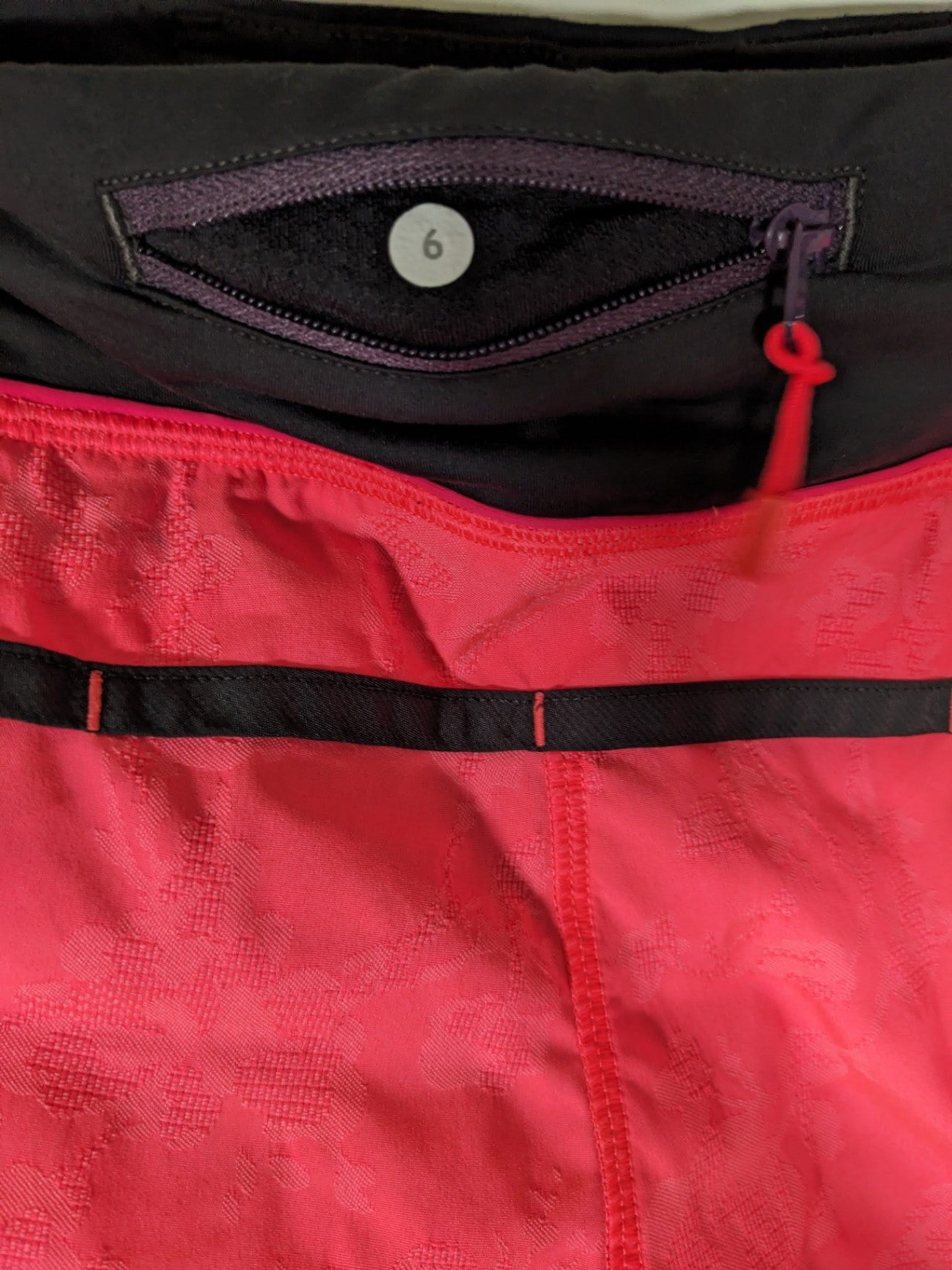 Lululemon pink speed short - SZ 6