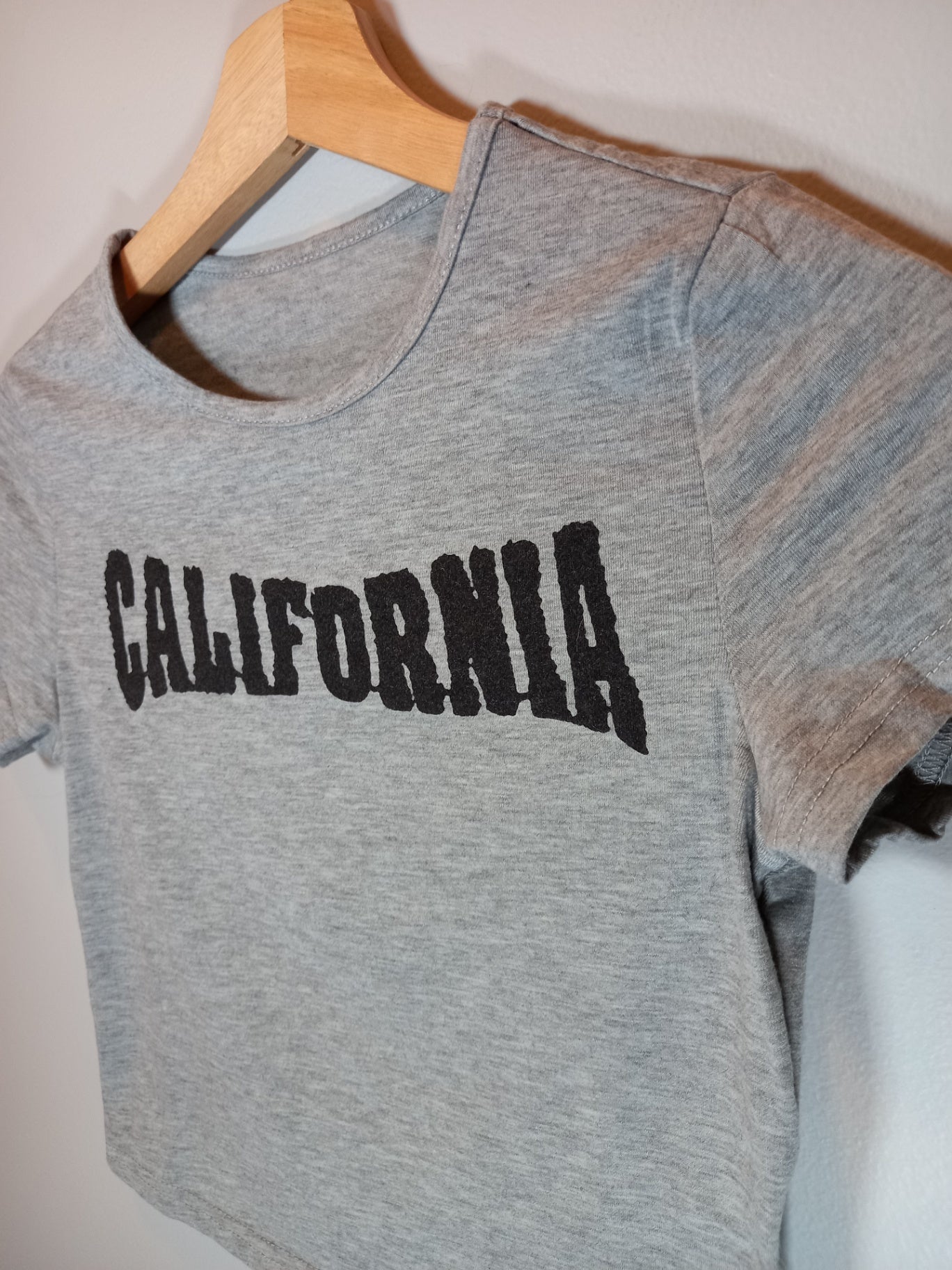 California crop graphic tee - XS