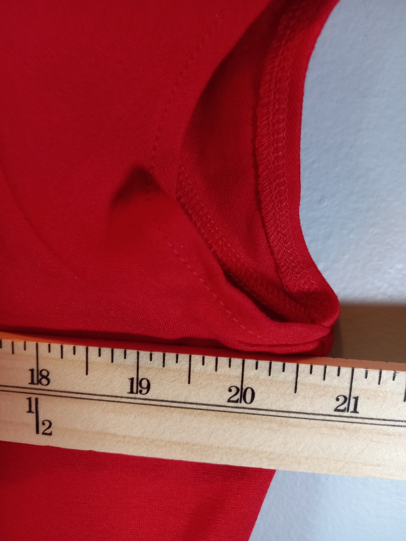 Loft Red Ponte Flounce Flair Dress - SZ 14