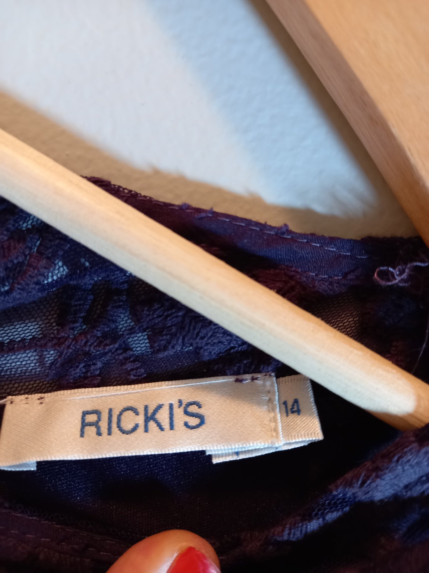 Ricki's purple dress - SZ 14