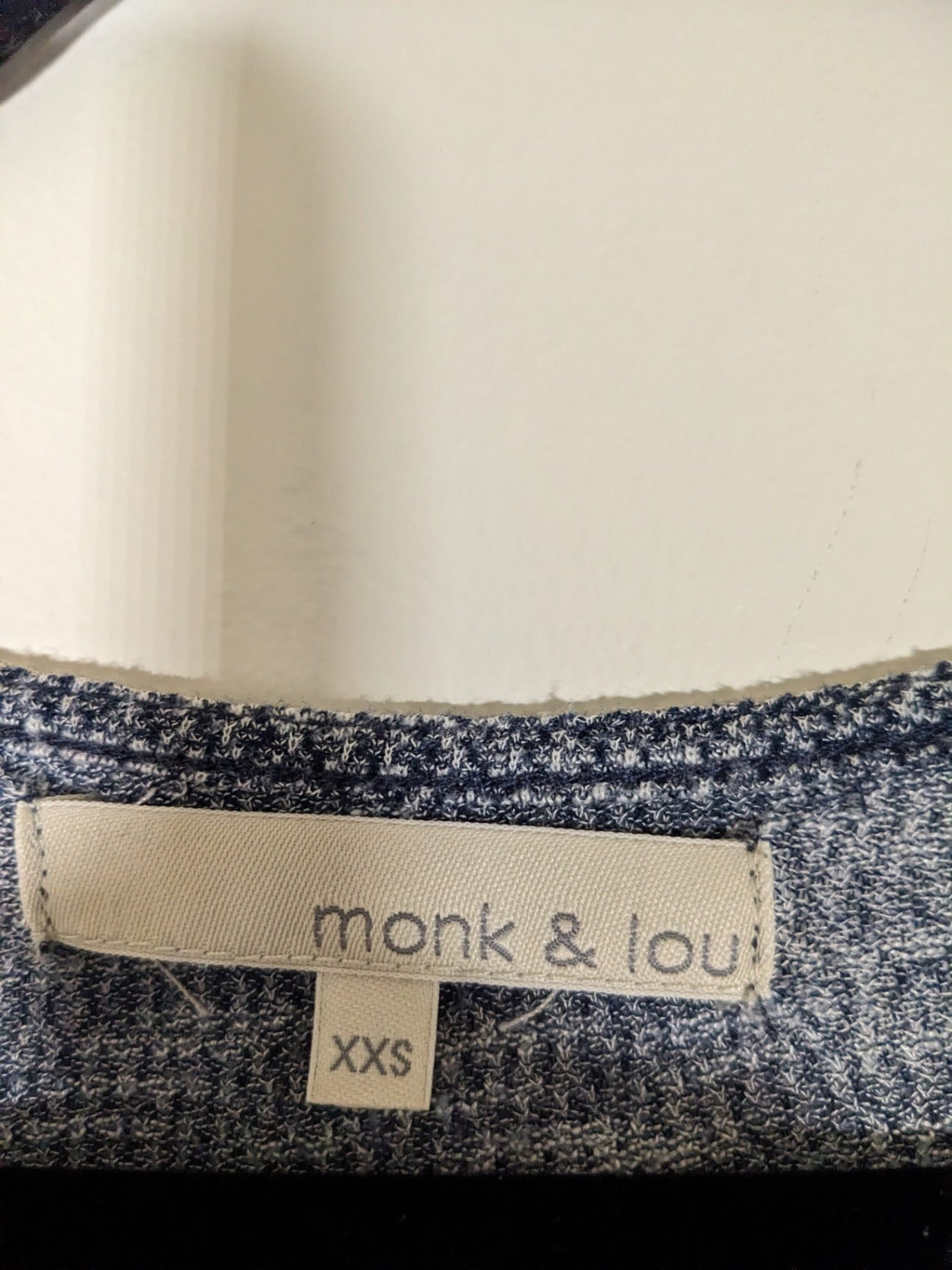 Monk & Lou knit blouse - XXS (Minor Flaw)