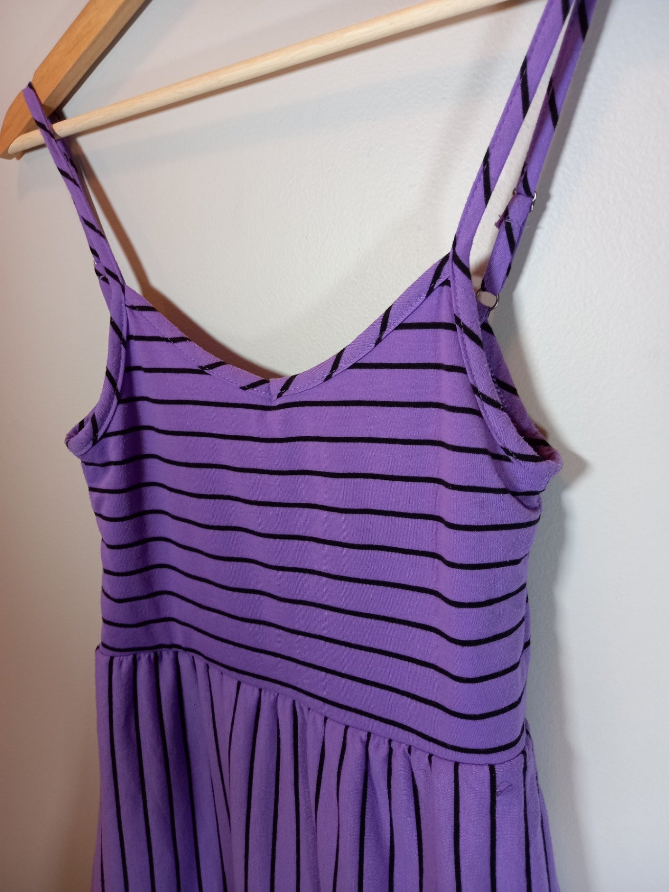 Volcom purple striped dress - Small