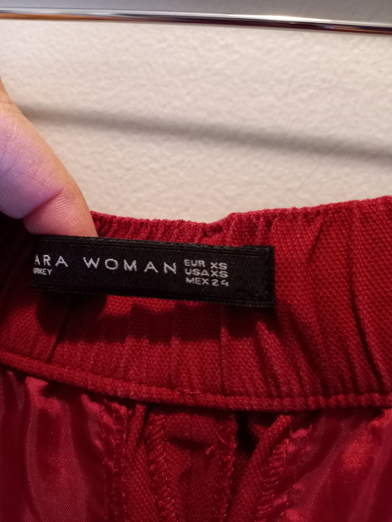 Zara Red Pants Sz XS