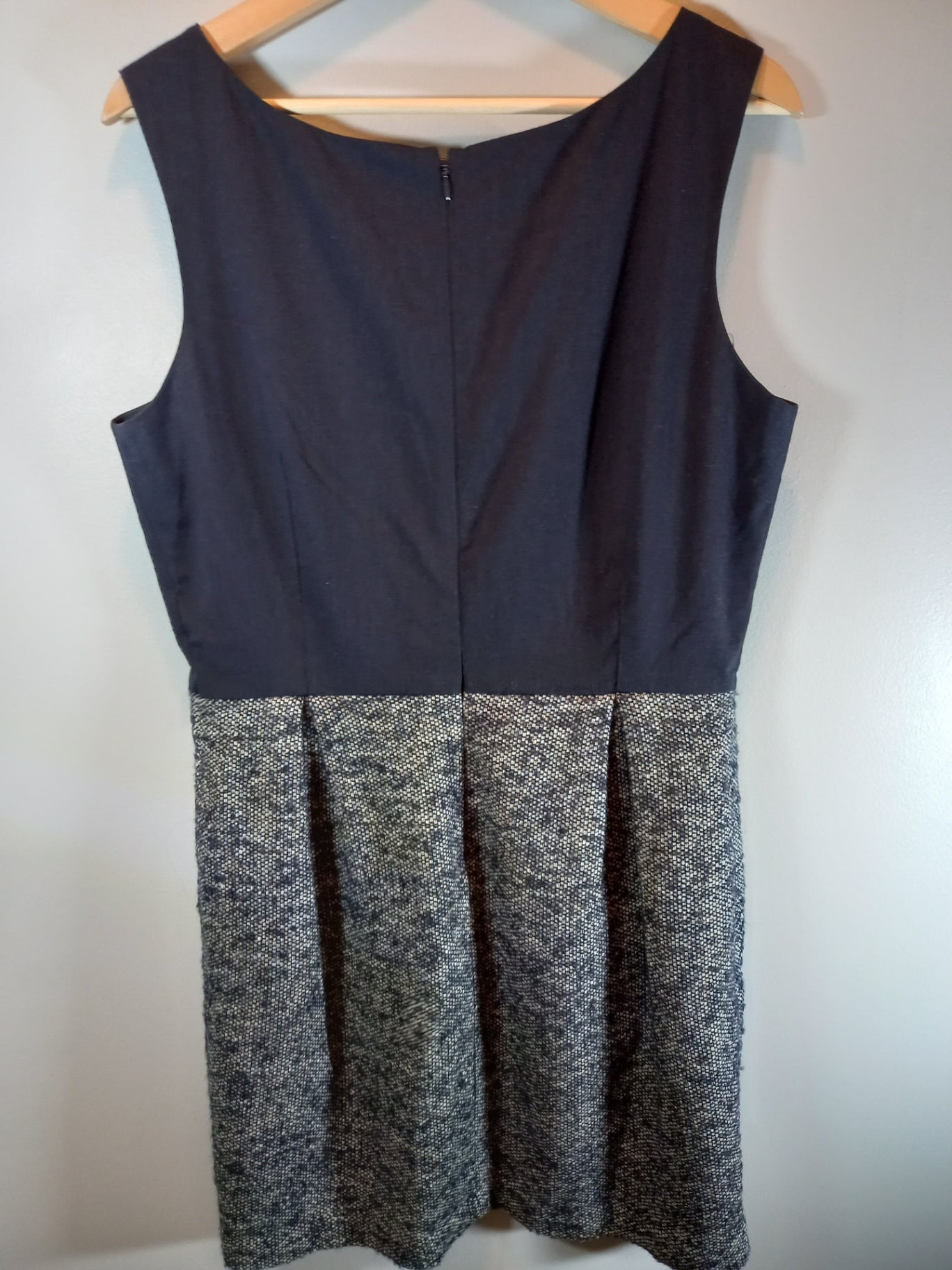 Gap Sleeveless Blue Wool Dress Sz 12