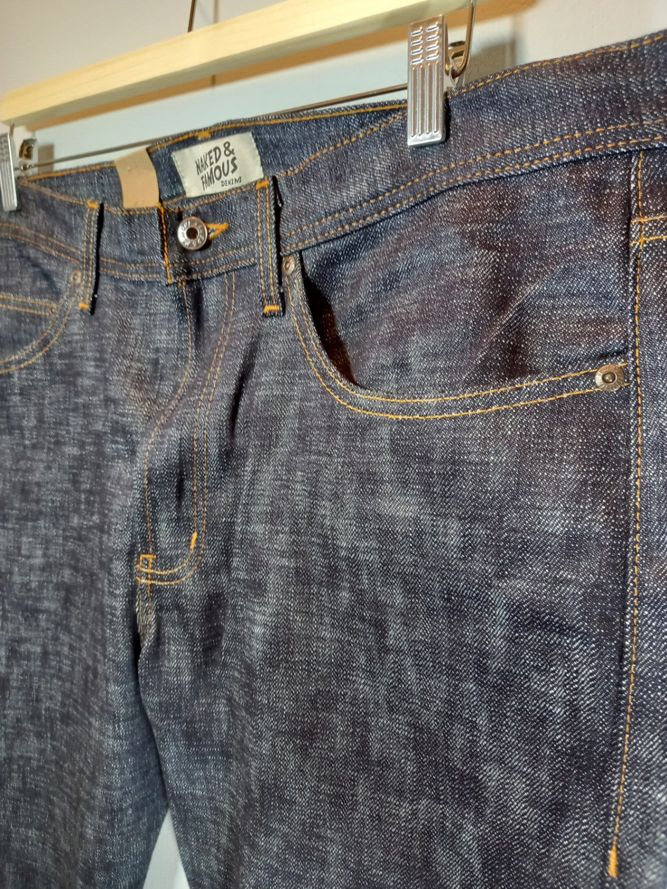 NWT Men's Naked & Famous Jeans Sz 36