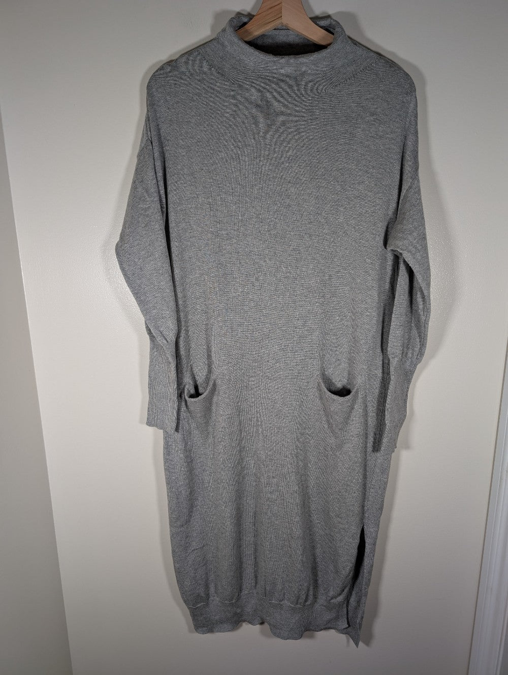 Paper Label grey knit dress - Medium