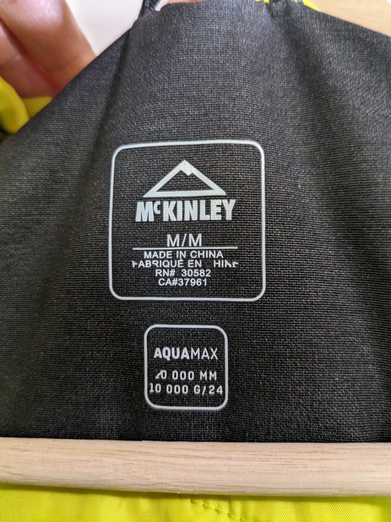 McKinley Black Winter Jacket - Medium