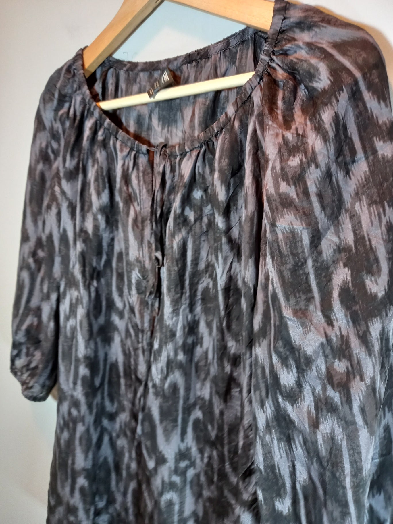 Esprit Silk Sheer Blouse Sz XS