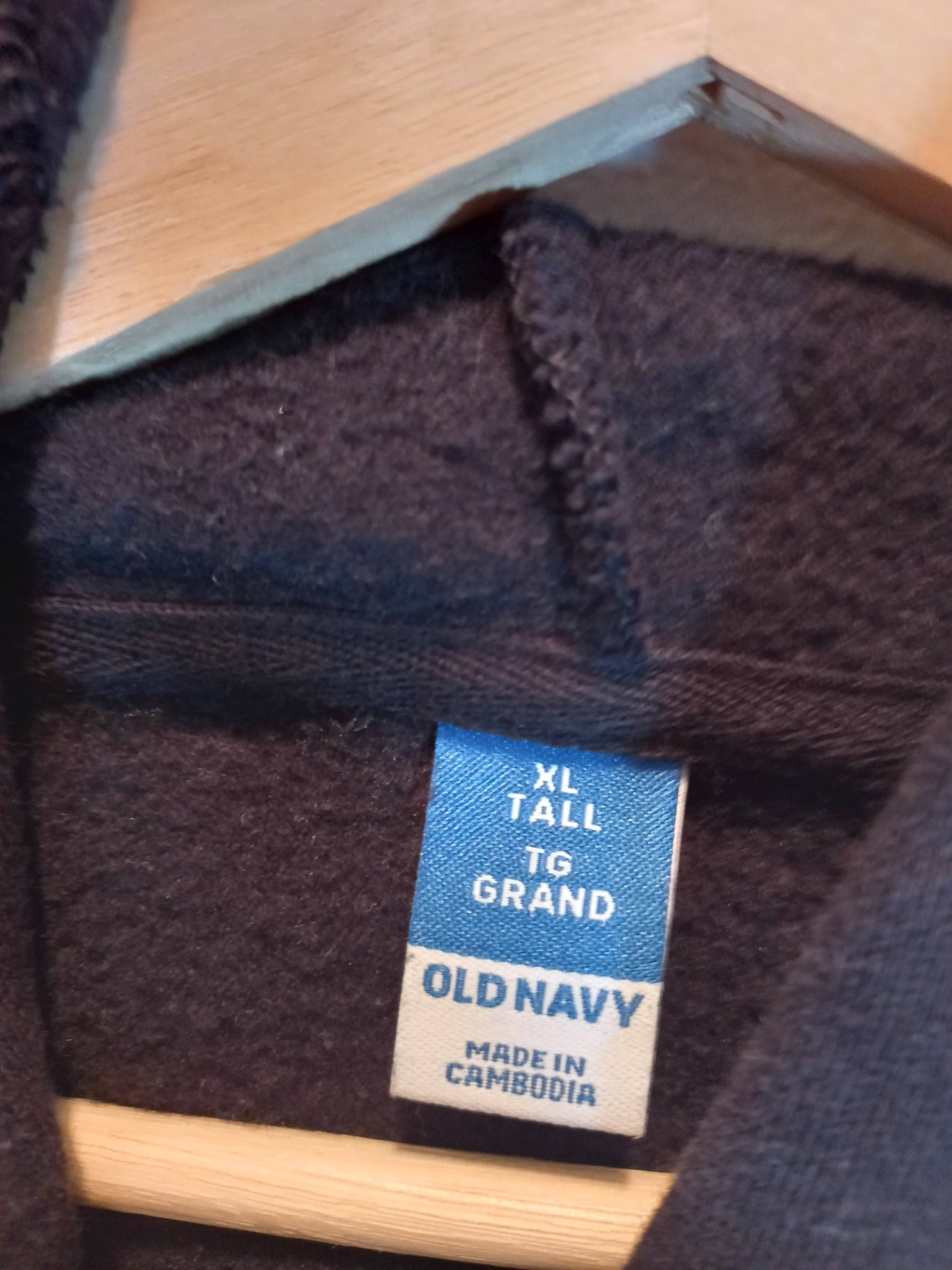 Old Navy Black Crop Hoodie Sz XL