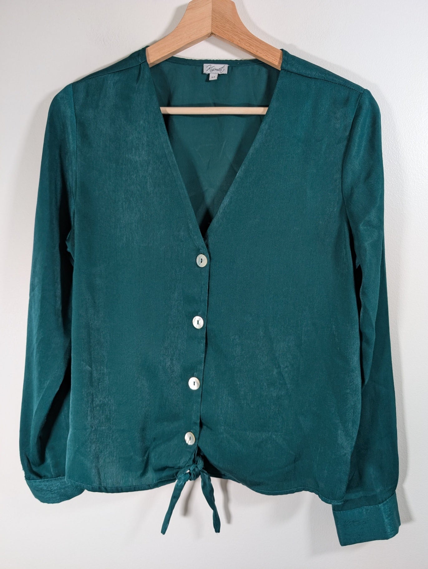 Kismet green blouse - Small