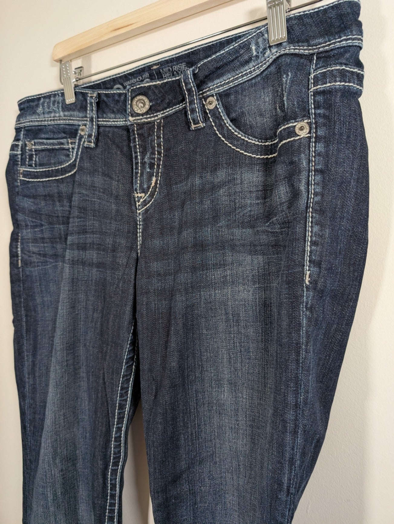 Warehouse One mid-rise relaxed straight - 31reg