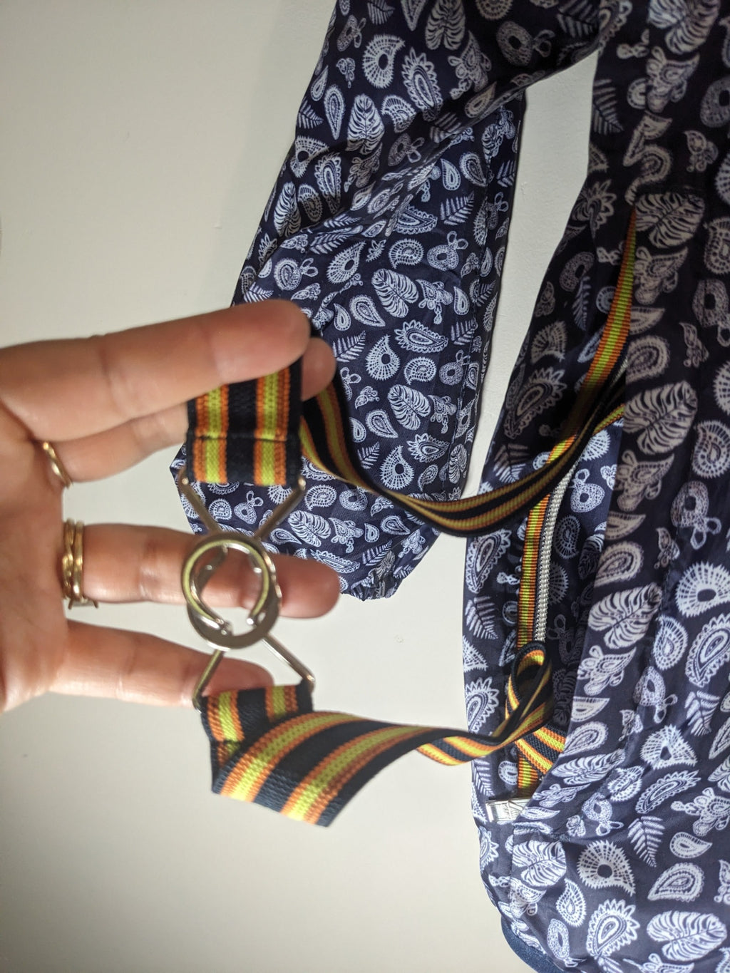 K-Way Packable Paisley Jacket - Small