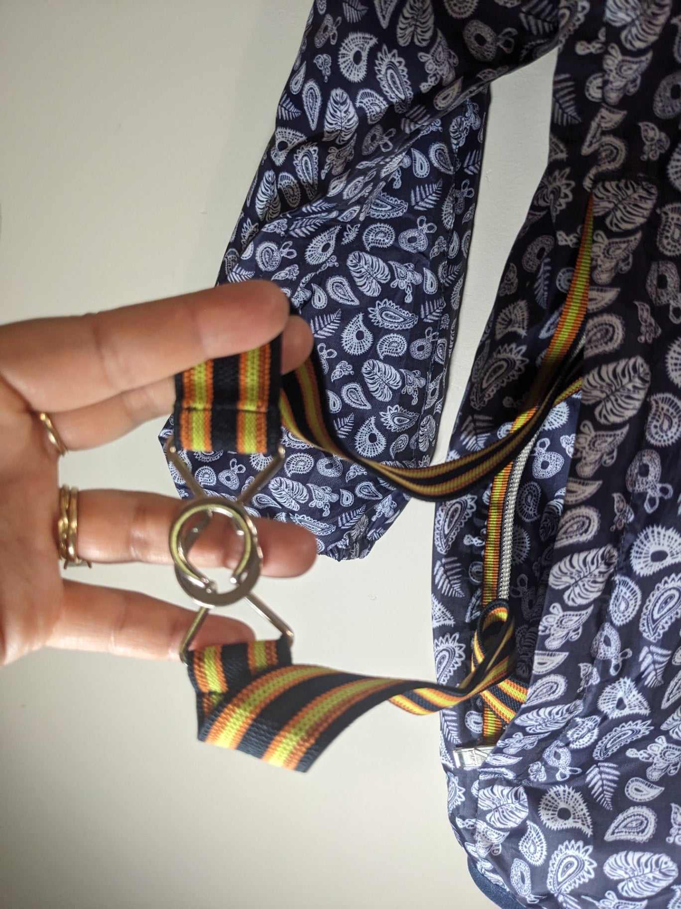 K-Way Packable Paisley Jacket - Small