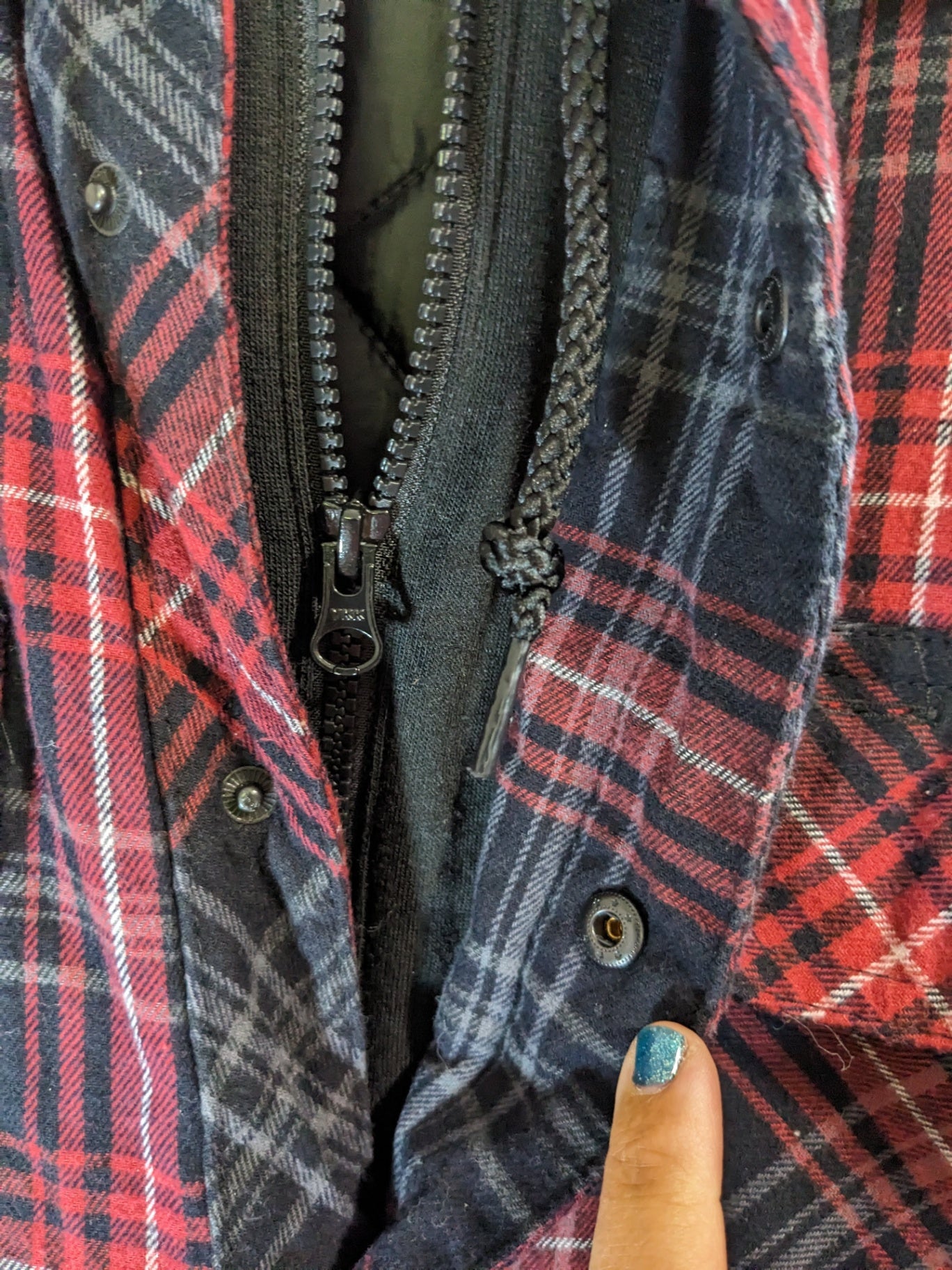 The B.C. Clothing Co. Flannel with Hoodie Jacket - Medium