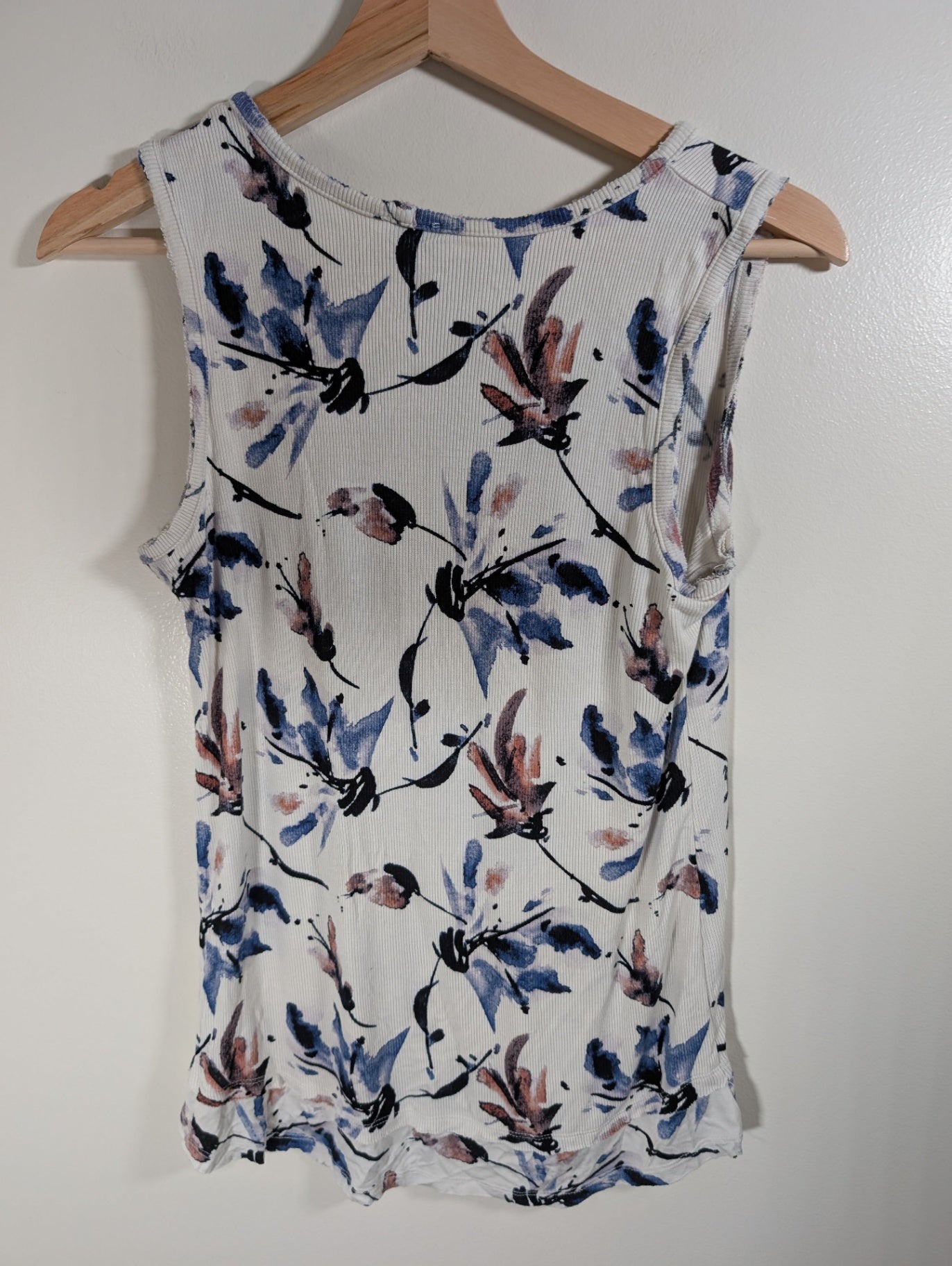 Kismet Ribbed Floral Tank - Small