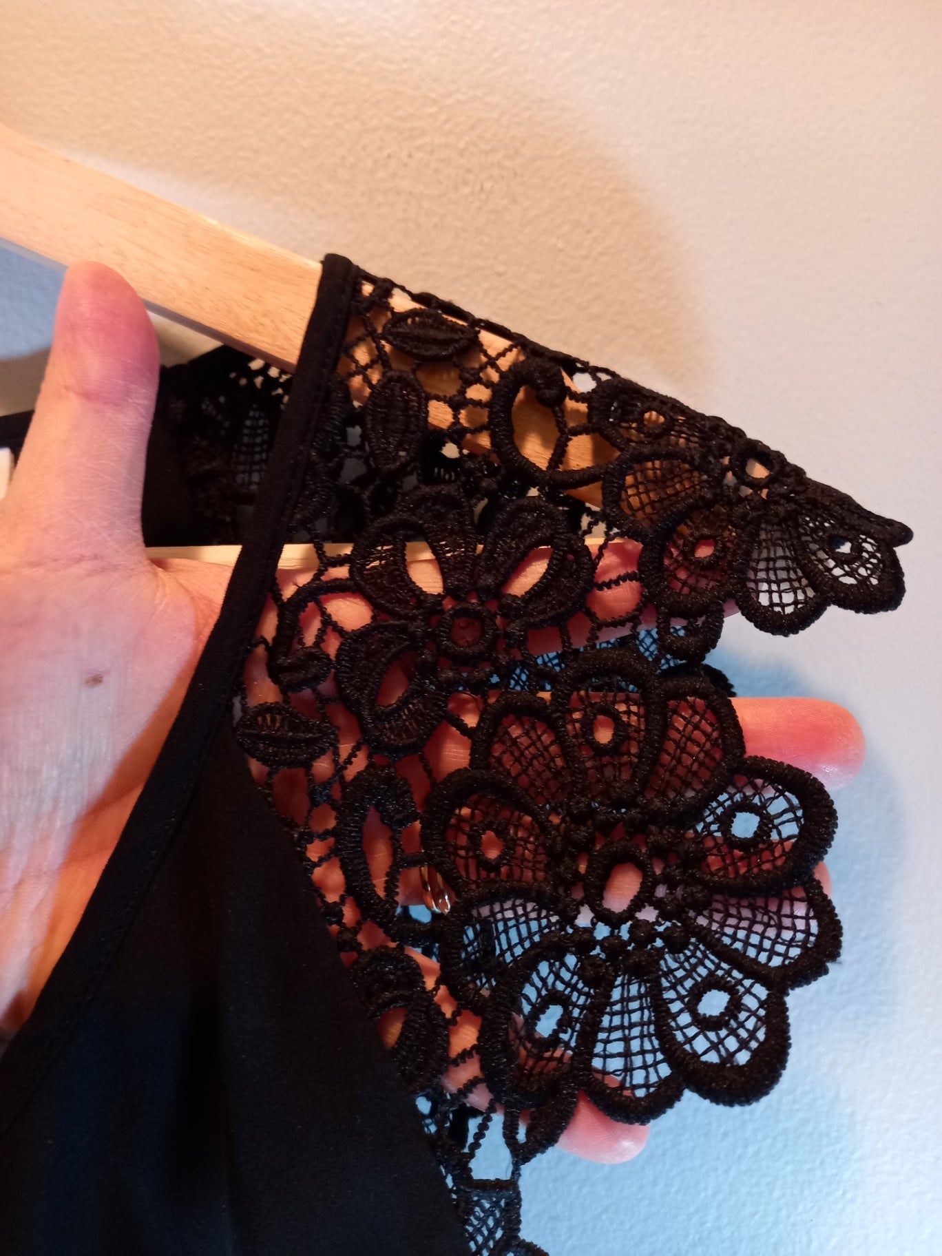 Black Blouse Sz S