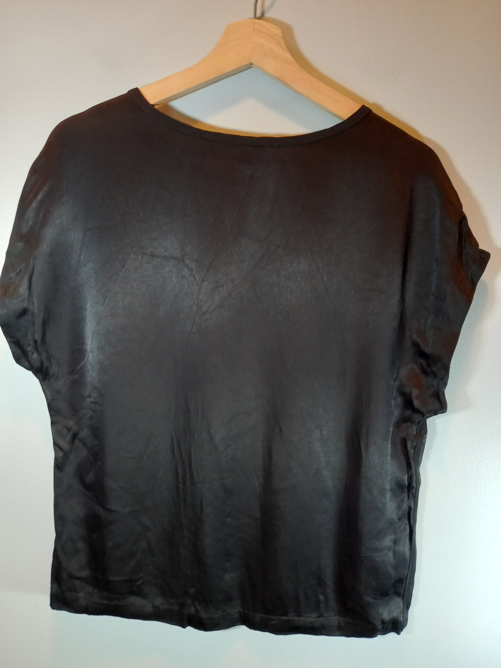 Lord & Taylor Black Blouse Sz S
