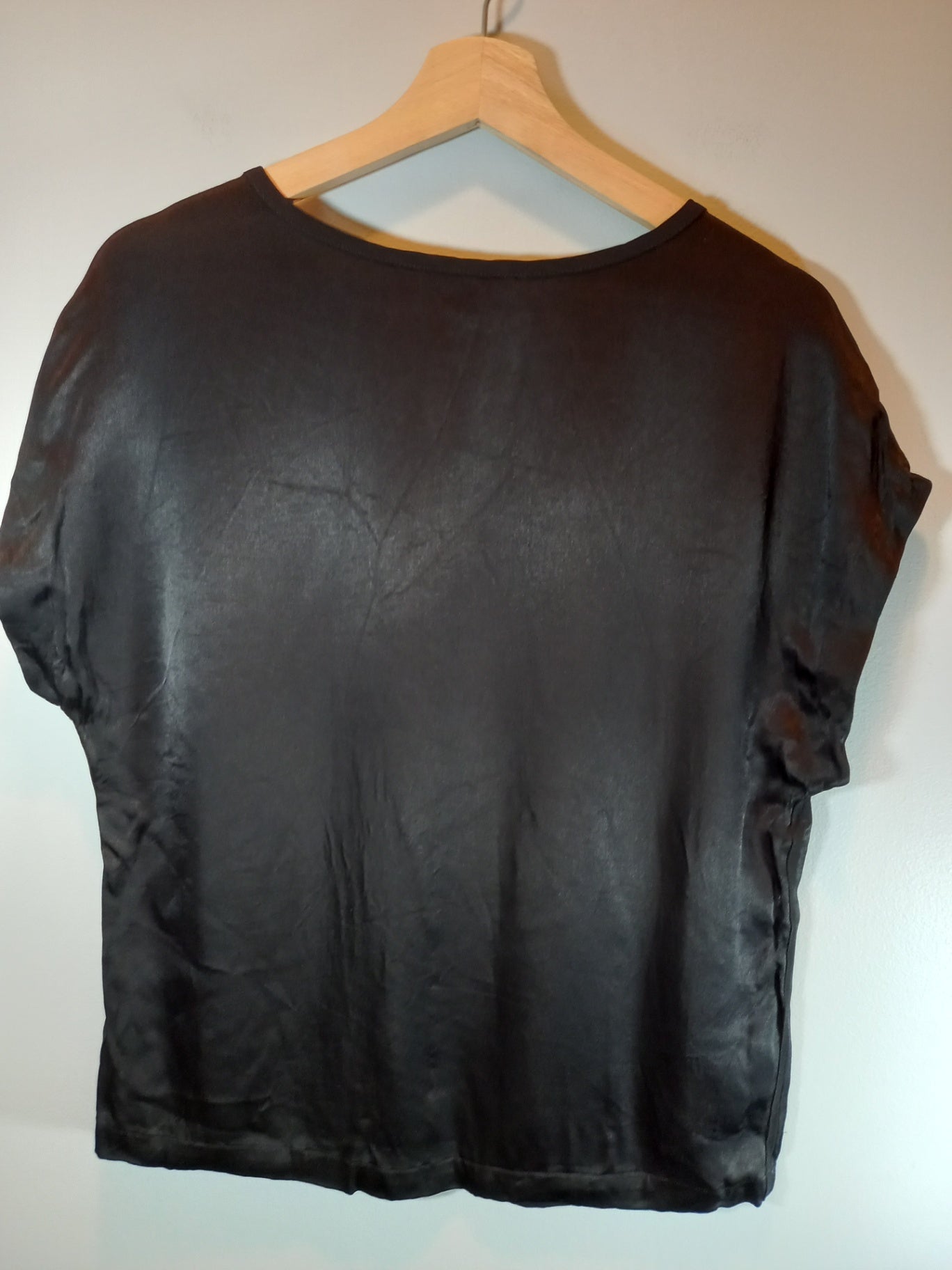 Lord & Taylor Black Blouse Sz S