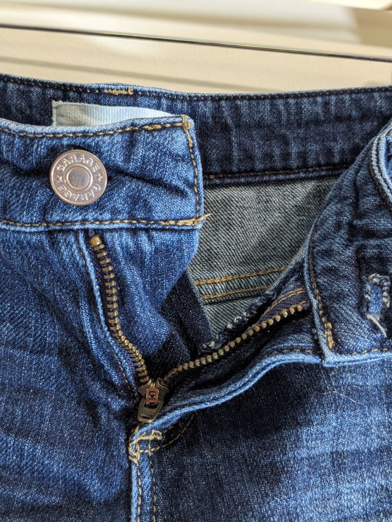 Garage Flirty Short Dark Denim Shorts - Sz 9