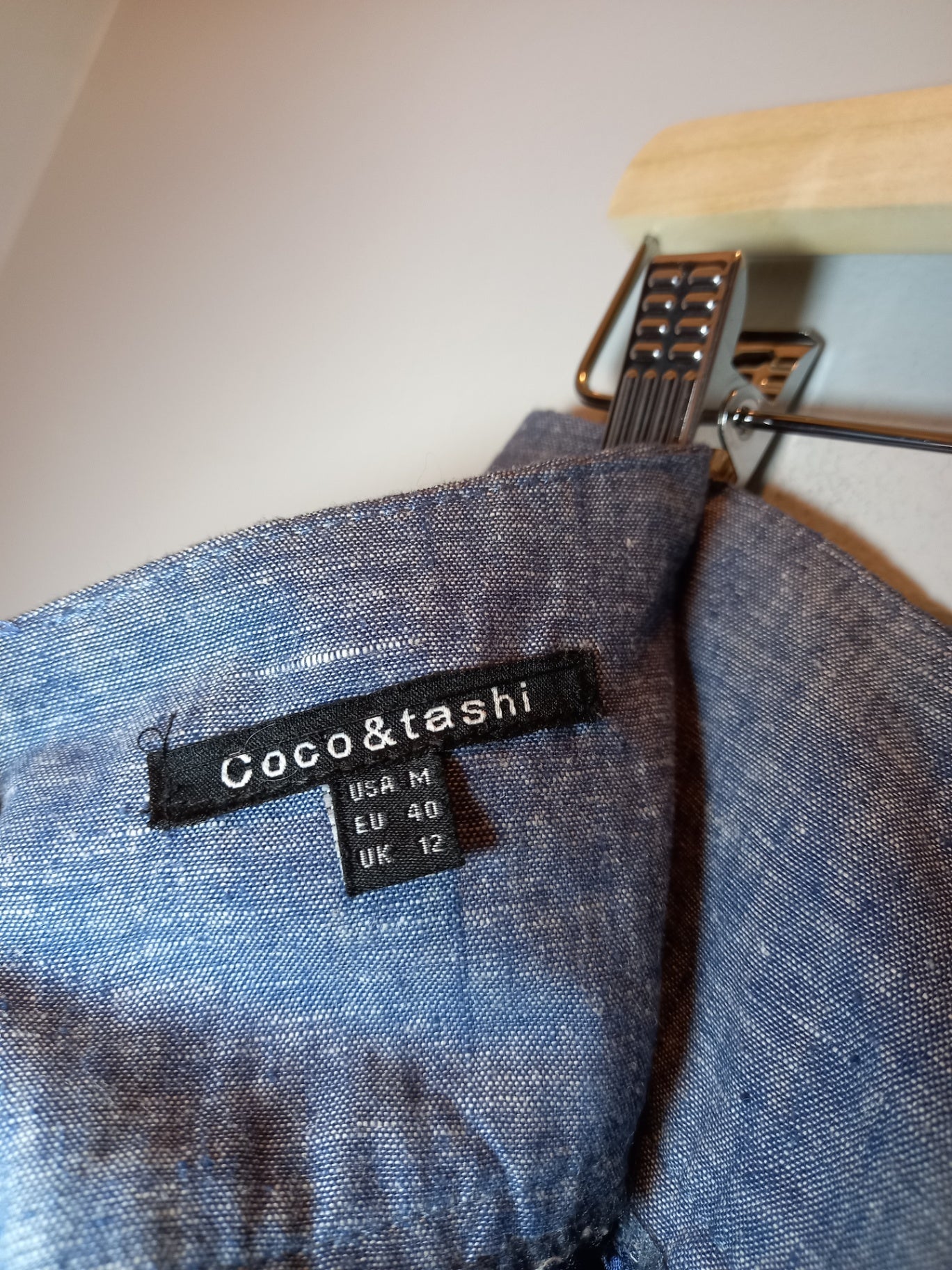 Coco & Tash Blue Skirt Sz M