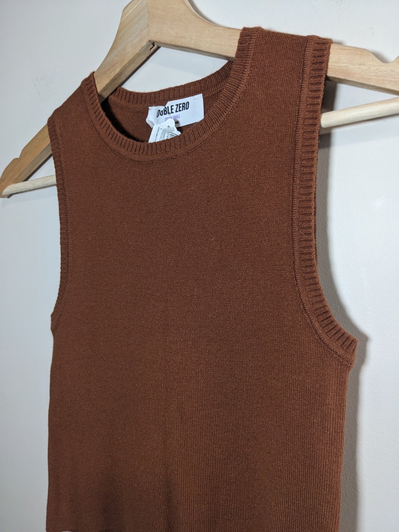 NWT Double Zero Sweater Vest - Small