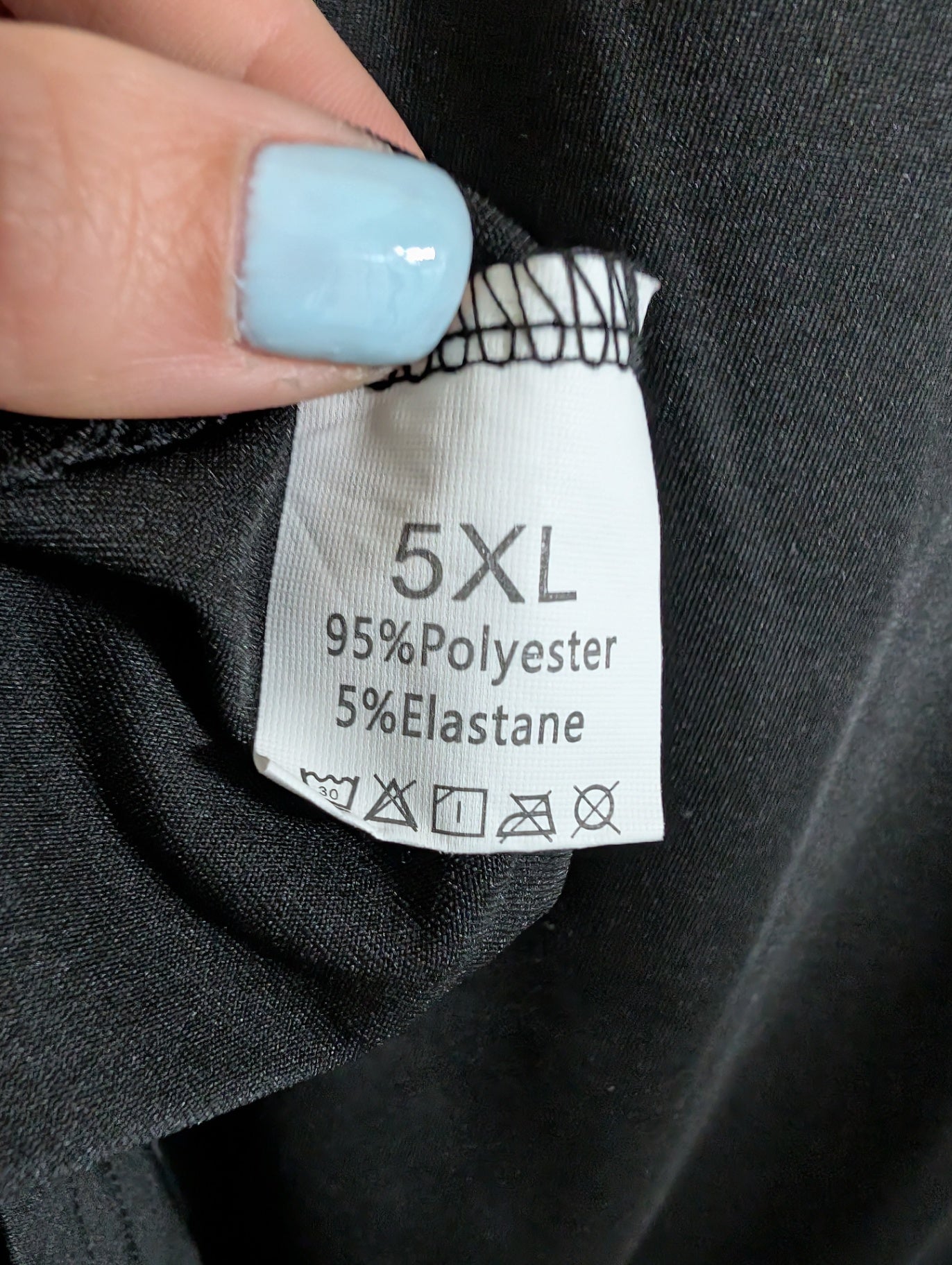 Shein black blouse - 5XL