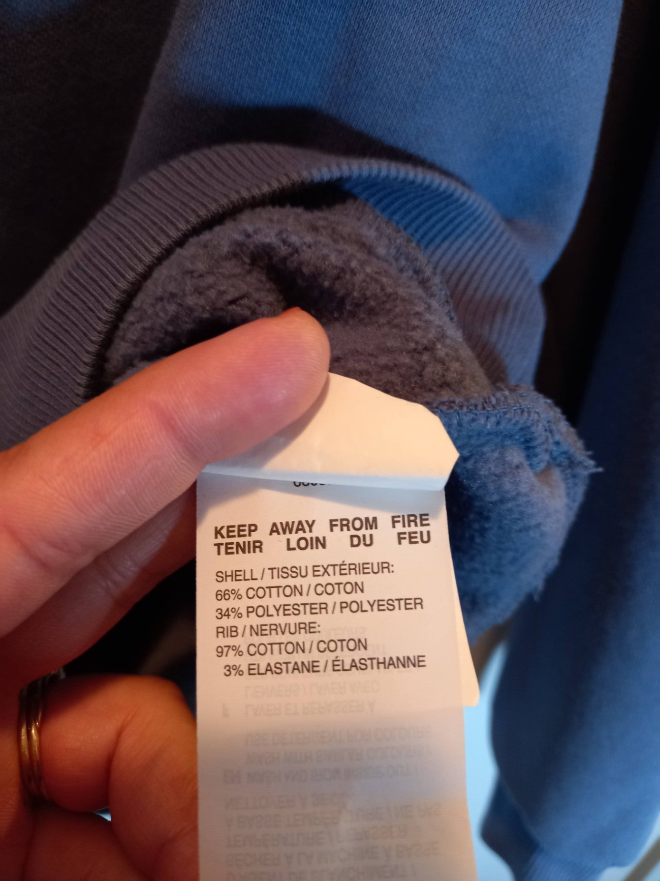 Puma Blue Crewneck Sz M