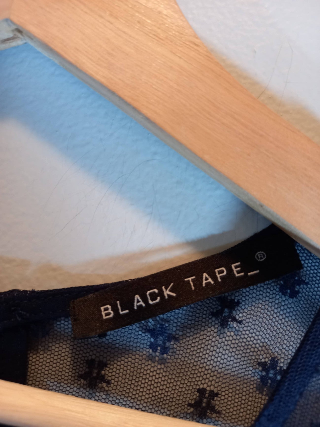 Black Tape Navy Dress Sz M