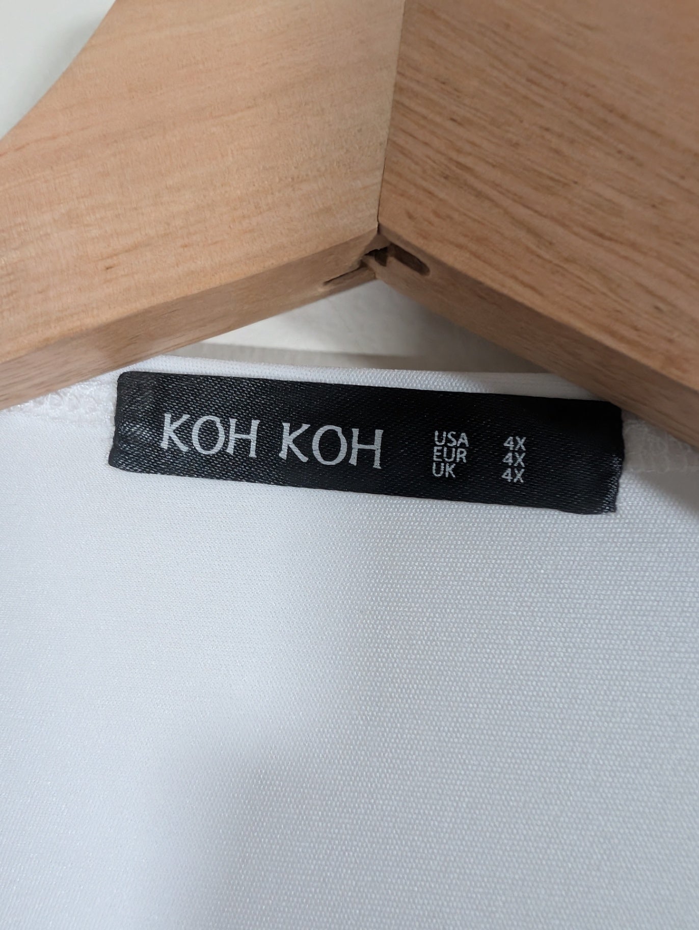 Koh Koh white maxi dress - 4XL