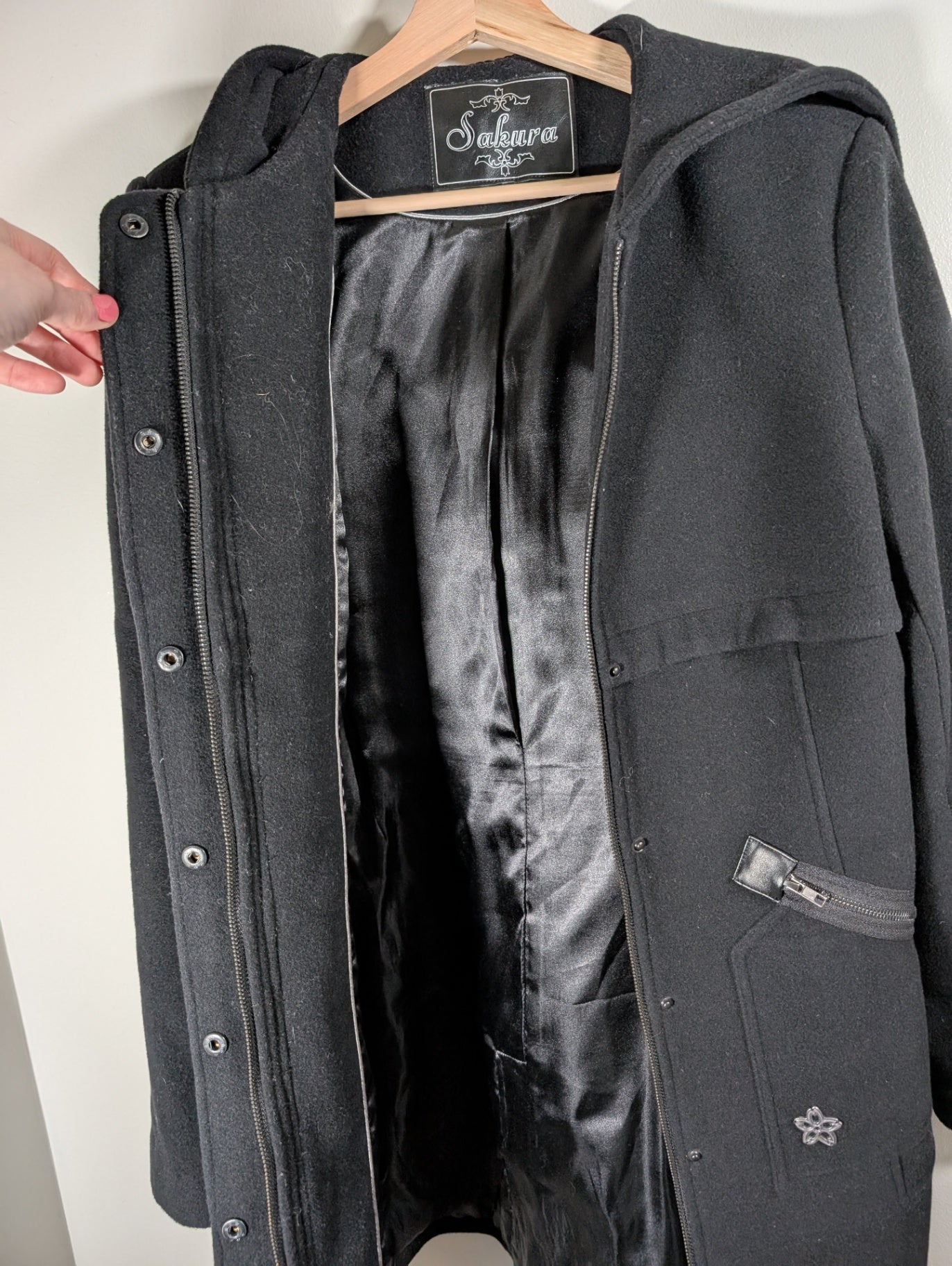 Sakura Wool Coat - Large