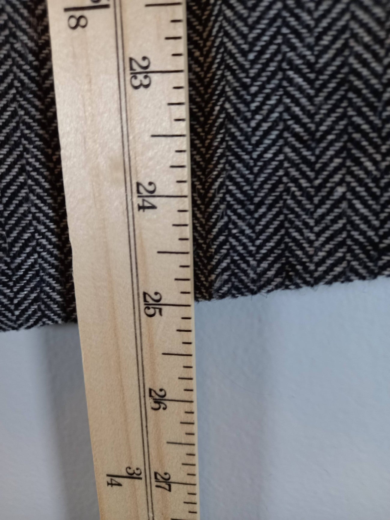 Black & Grey Woven Vest Sz S