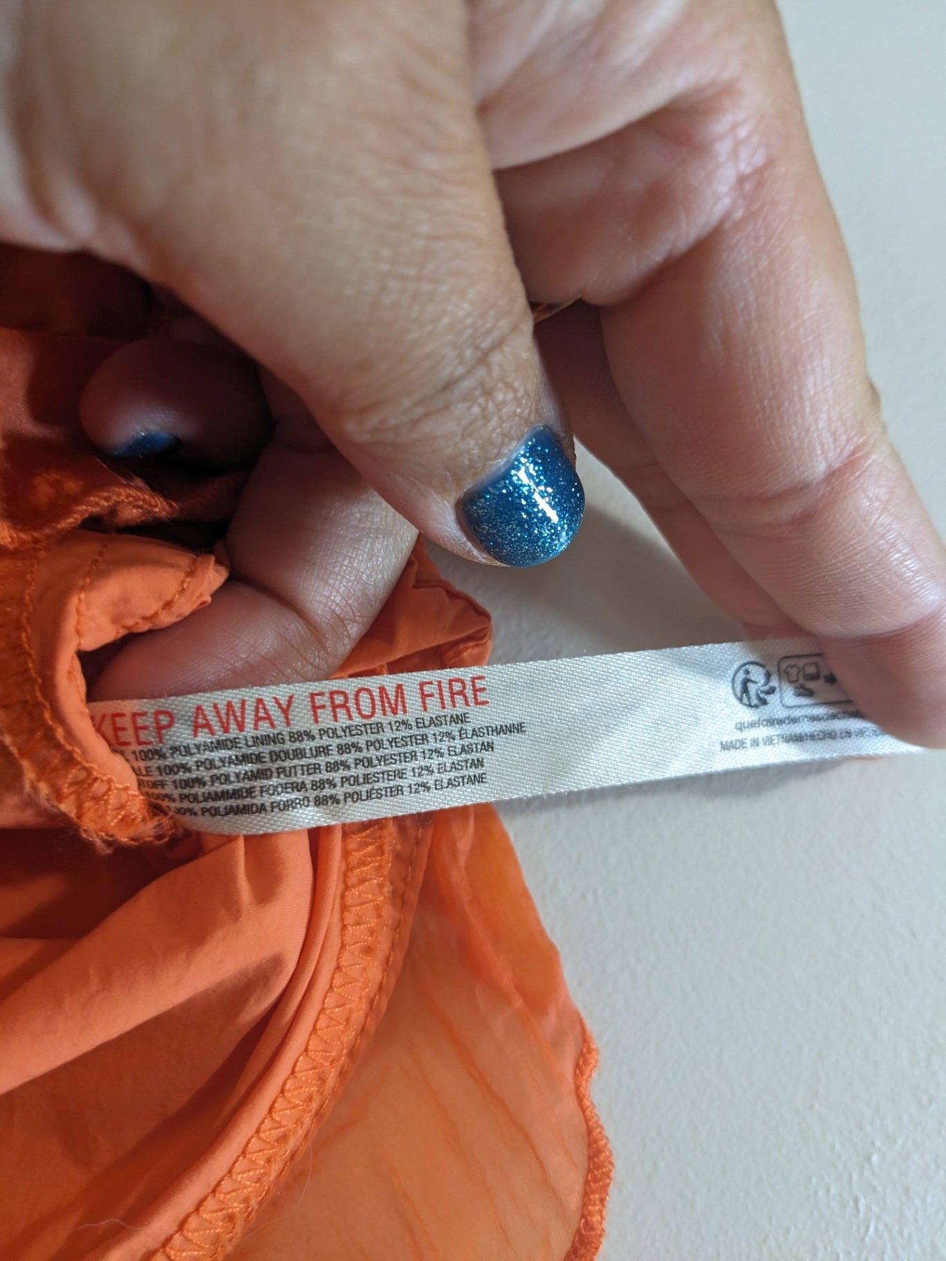 FP Movement Orange Shorts - Small
