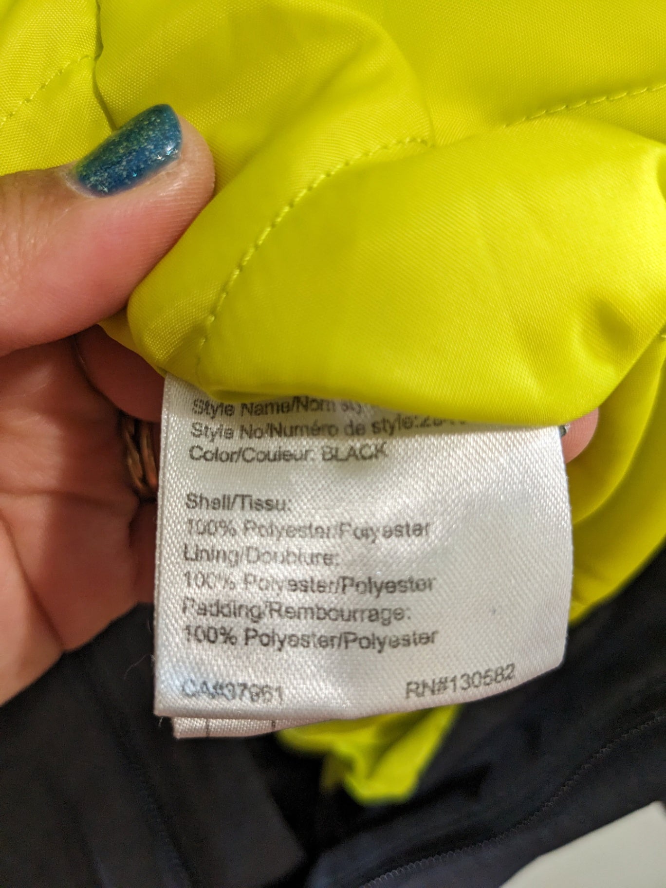 McKinley Black Winter Jacket - Medium