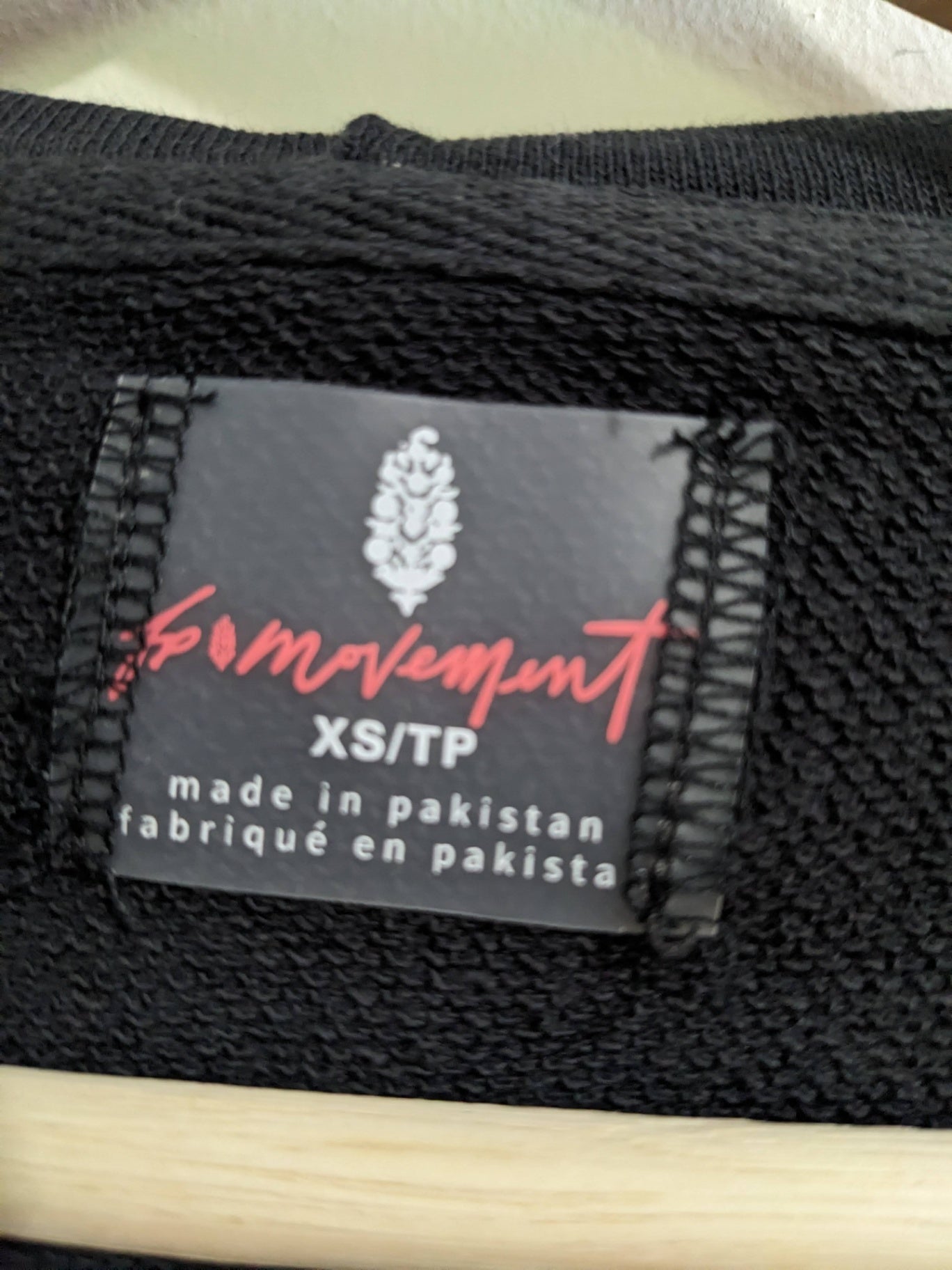 FP Movement Black Hoodie - xsmall