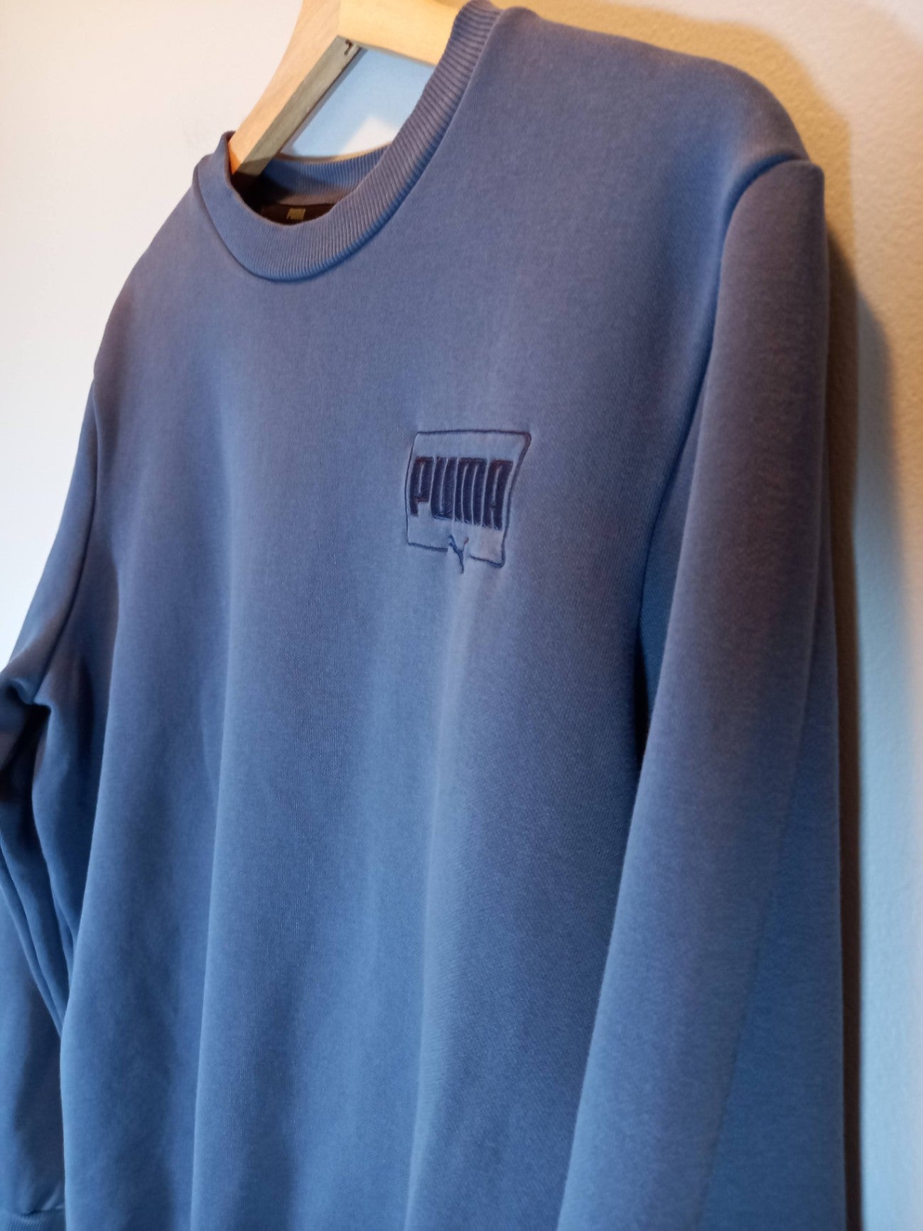 Puma Blue Crewneck Sz M
