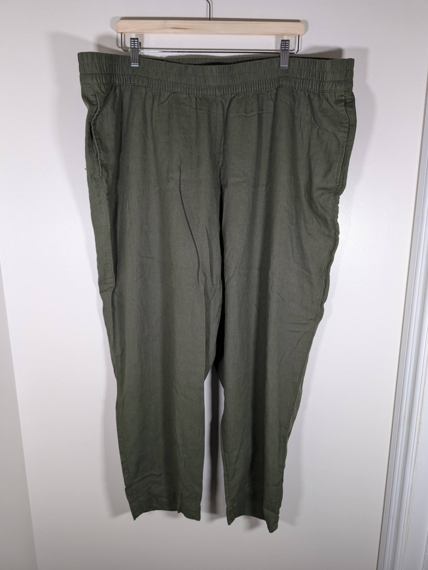 Old Navy Linen High Rise Straight - XXL