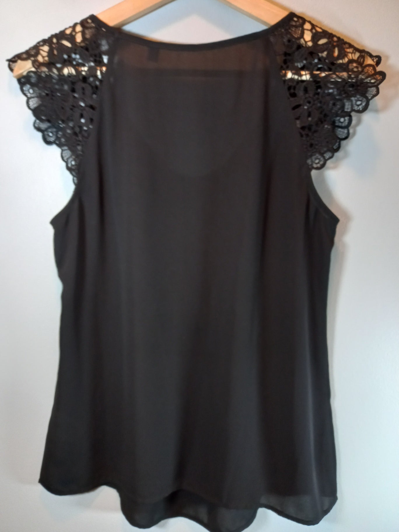 Black Blouse Sz S