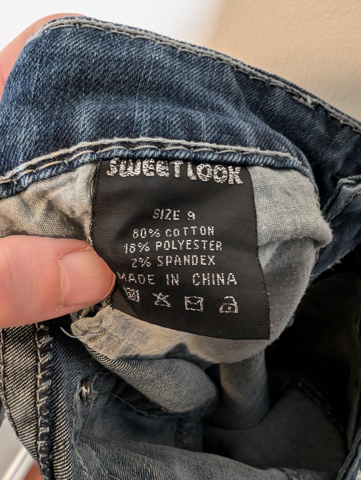 Sweet Look embellished jeans - SZ 9 (Minor Flaw)