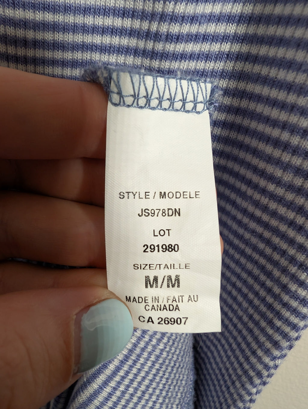 Anistar blue/white stripe maxi dress - Medium